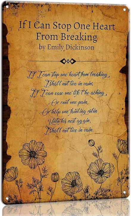 Cover — If I can stop one Heart from breaking